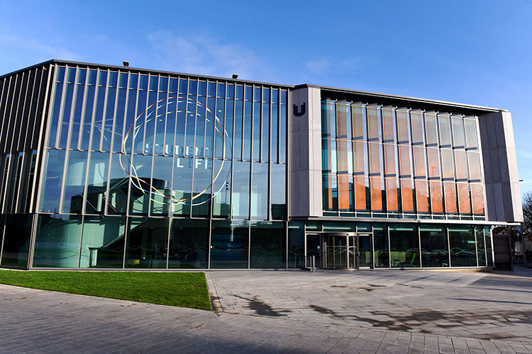 Award-winning Teesside University Student Life Building, Middlesbrough