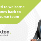 We are delighted to welcome Aaron Jones back to our Resources Team